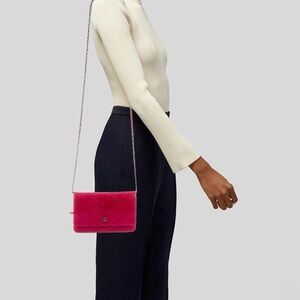 Pinky python chanel wallet on chain woc